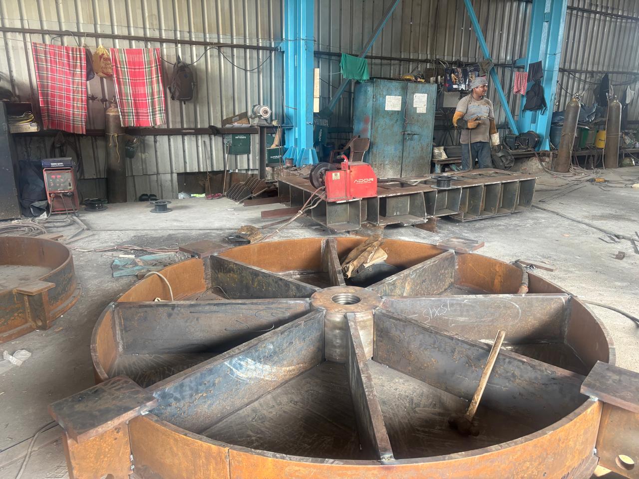Heavy fabrication workshop